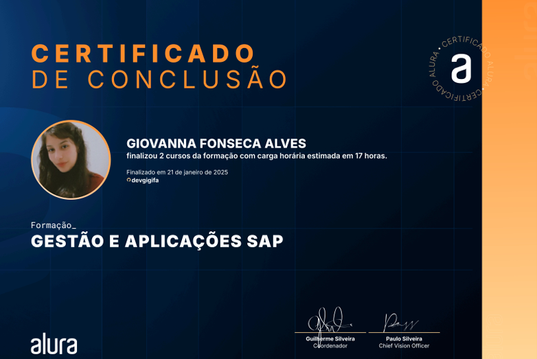 Diploma de Formação em Data Analytics - Alura (2025)